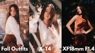 New Fujifilm XF18mm F1.4 lens | Fall Fashion Portraits (K&F Concept Filters) w/ @rosinashakirova