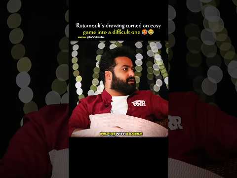 After Rajamouli's drawing, guessing the celebrity became impossible 😂| #telugucinema #ntr