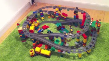 Duplo train, three levels