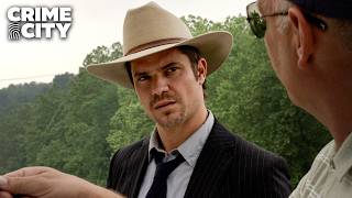 Raylan Investigates the Bridge Murder | Justified (Timothy Olyphant)