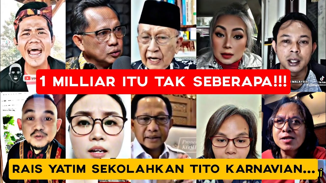 Tertampar❗MDN Indonesia Tito Karnavian disekolahkan Rais Yatim Dan  Netizen Indonesia