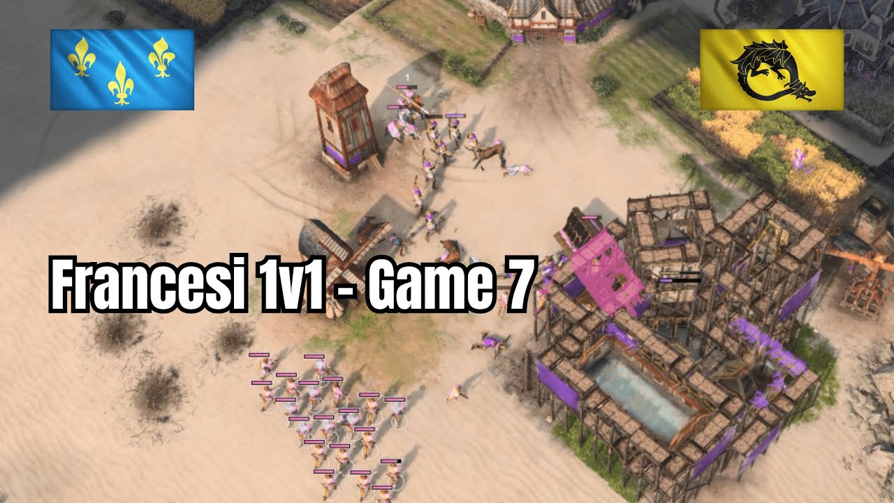 Francesi 1v1 - Game 7 – Age of Empires 4 Gameplay
