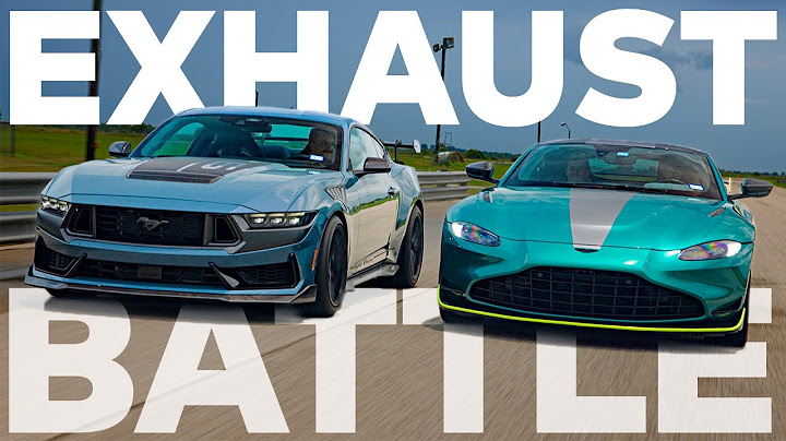 Ford Mustang vs. Aston Martin Vantage F1 Edition | Exhaust Comparison