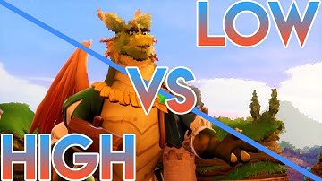 Spyro Reignited Trilogy | PC Graphics Settings | High vs Low