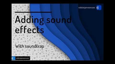 Adding sound effects in soundtrap.com