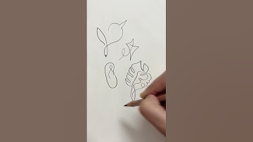 One line drawing with pencil #art #shortvideo #shorts #onelinedrawing #drawing