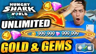 Hungry Shark World Hack - Get Unlimited Free Gems & Gold mod apk screenshot 2