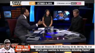ESPN First Take Official – Broncos Players Defending Peyton Manning [www.MangaUp.Net]
