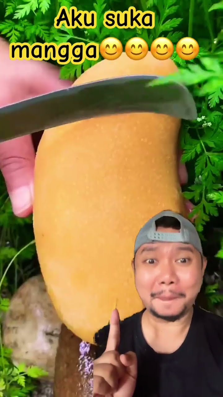 AKU SUKA MANGGA MAMA!!??? #fruit #satisfying #fruitcutting #carving #gardening