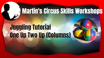 Juggling Tutorial with Slow Mo - One Up Two Up (Columns) #juggling