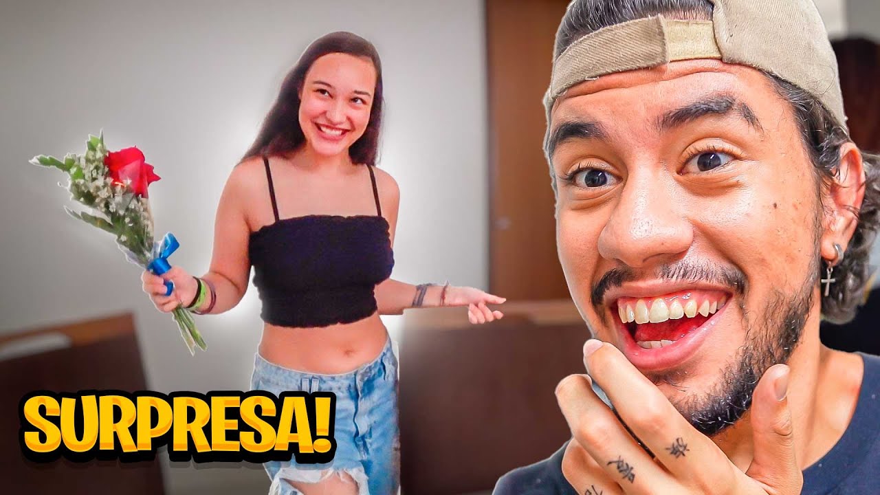 FIZEMOS UMA SURPRESA PRA IRMÃ DA MINHA NAMORADA E ELA SE EMOCIONOU ...