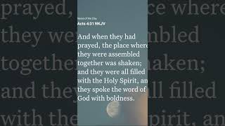Fill us Holy Spirit #biblereading #dailydevotional #verseoftheday #love #holyspirit #shorts #short
