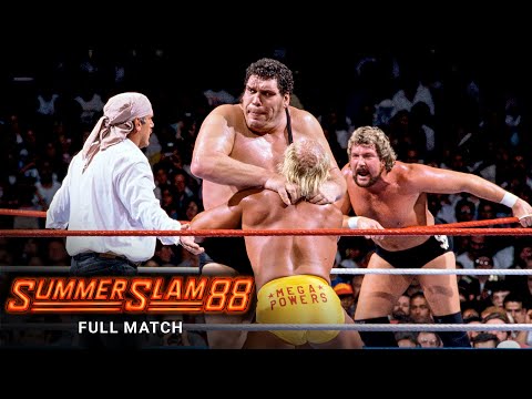 FULL MATCH - Hulk Hogan & Randy Savage vs. Andre the Giant & The Million Dollar Man: SummerSlam 1988