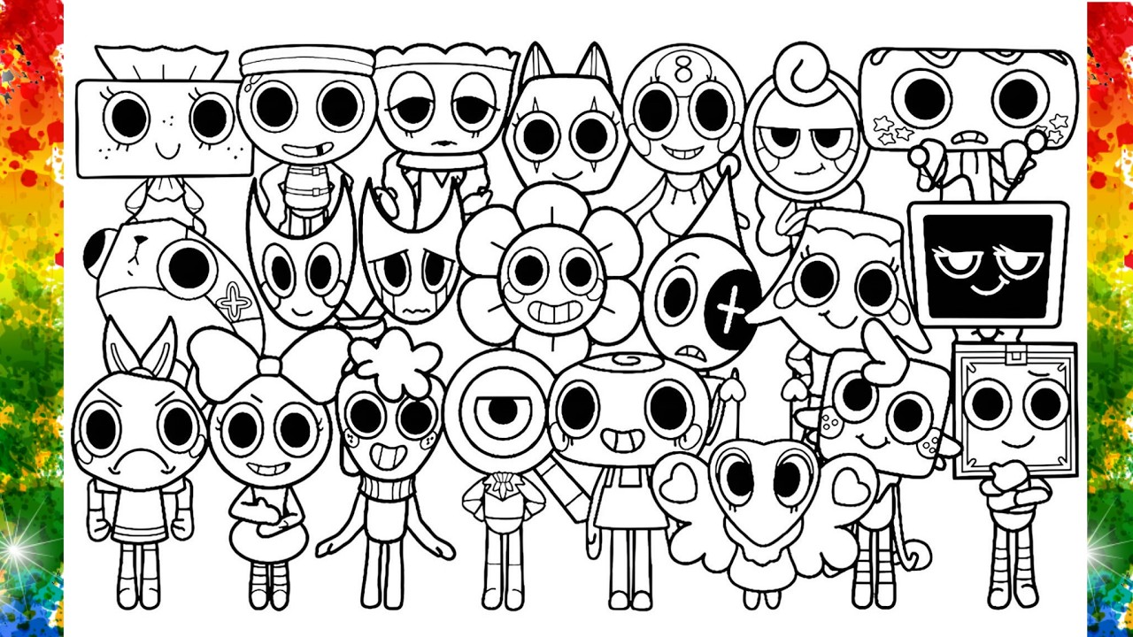 Coloring Dandy's World Characters | Cute & Colorful