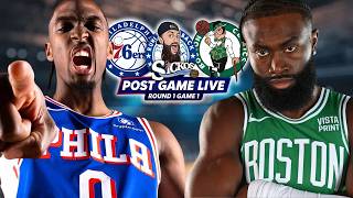 A TOTAL DISASTER! - Philadelphia 76ers Vs Boston Celtics Game 1 | Post Game Live | 2026 NBA Playoffs