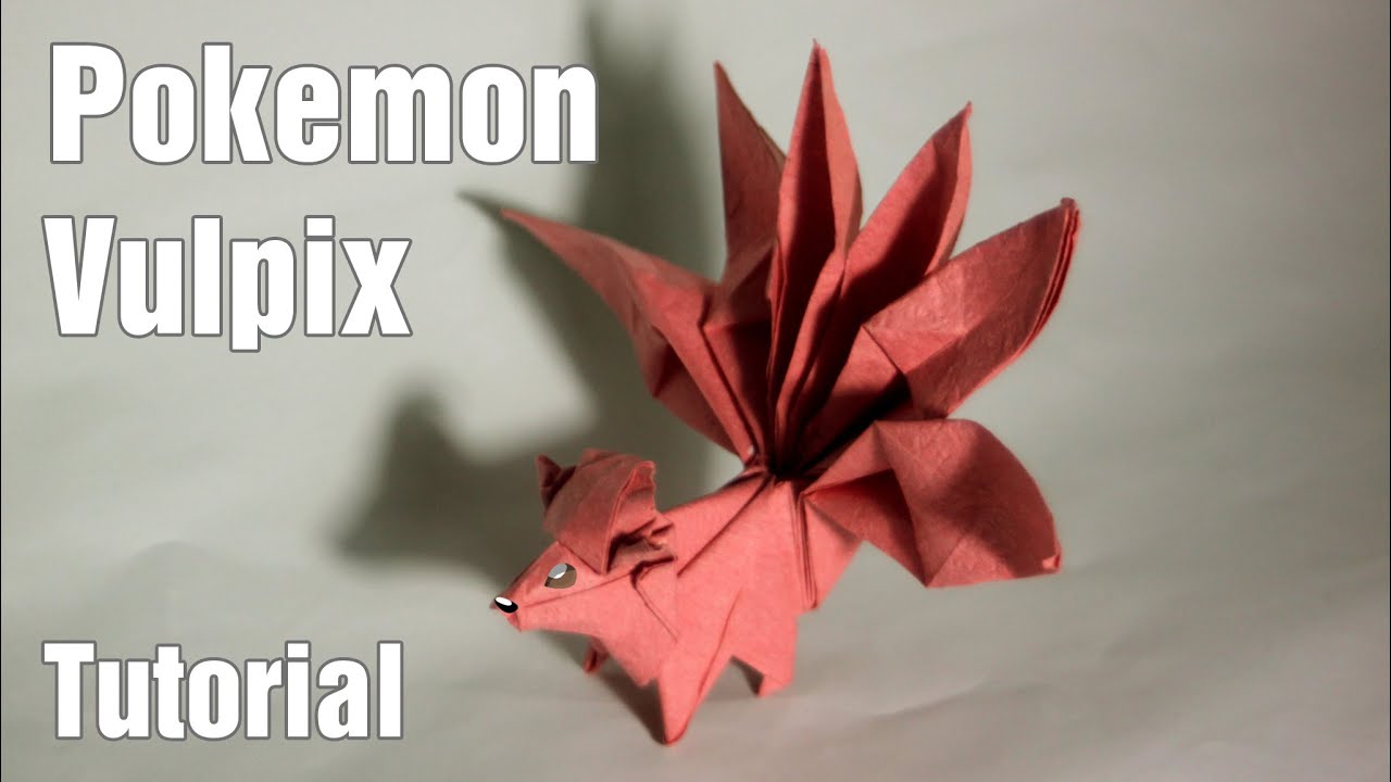 Paper Pokemon Origami Vulpix tutorial (Henry Phạm) YouTube
