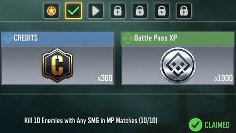 Call Of Duty Mobile Kill 10 Enemies with Any SMG in MP Matches Task Complete