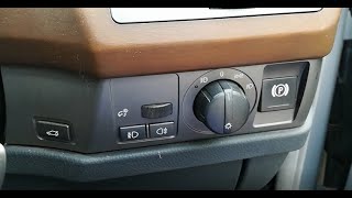 BMW 7 E65 E66 DEMONTAŻ WŁĄCZNIKA ŚWIATEŁ / LIGHT SWITCH REPLACEMENT