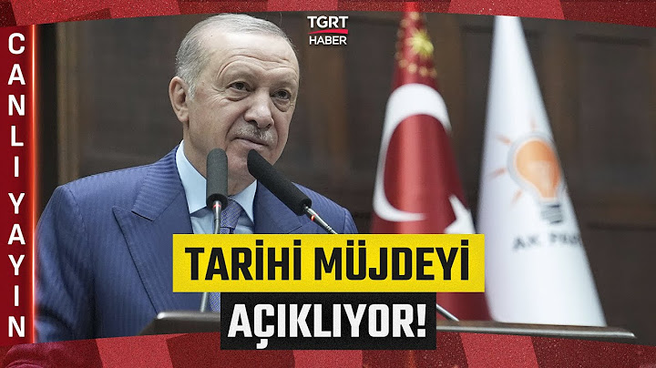 #CANLI | Cumhurbaşkanı Recep Tayyip Erdoğan Tarihi Müjdeyi Açıklıyor - TGRT Haber