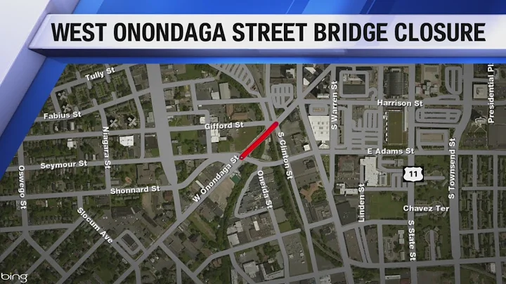 Traffic Alert: West Onondaga Street Bridge to close Monday