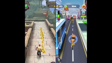 Tough Competition Between Temple Run 2 VS Little Singham Cycle Race