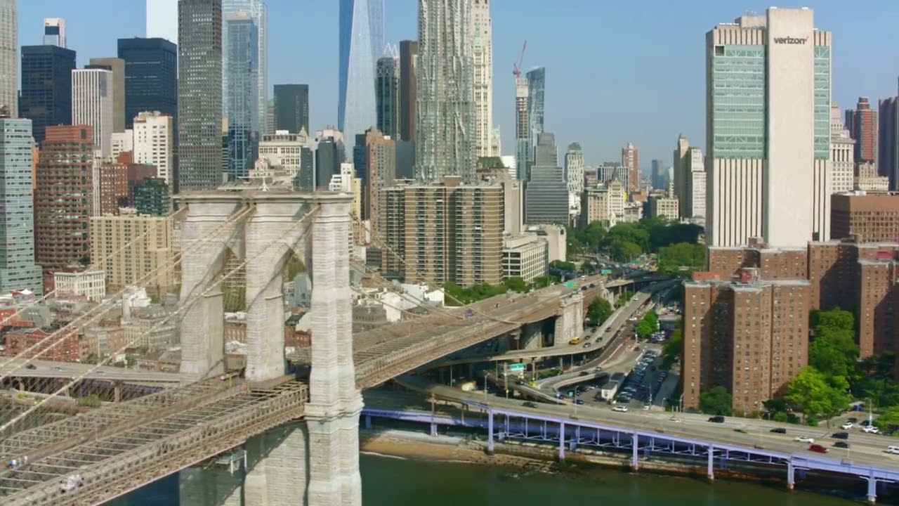 Most Beautiful Two Bridges, Manhattan New York City USA | 4K Travel Guide 