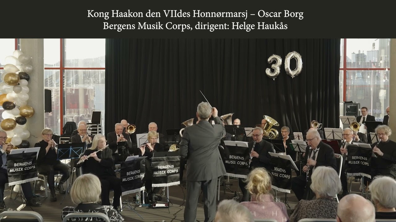 Kong Haakon den VIIdes Honnørmarsj – Oscar Borg