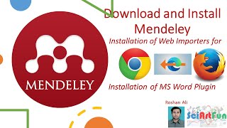 Mendeley | Download, Installation and Addition of Plugins | Part 1