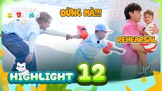 HIGHLIGHT TẬP 12: Anh trai và các bé rehearsal rộn ràng, JSOL - TIN TIN "tiểu phẩm" ở biển | ATVCDN