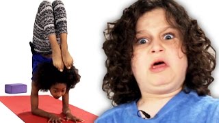 Kids Try Yoga(Every second is mayhem.” Check out more awesome videos at BuzzFeedVideo! http://bit.ly/YTbuzzfeedvideo GET MORE BUZZFEED: ..., 2016-05-22T15:00:00.000Z)