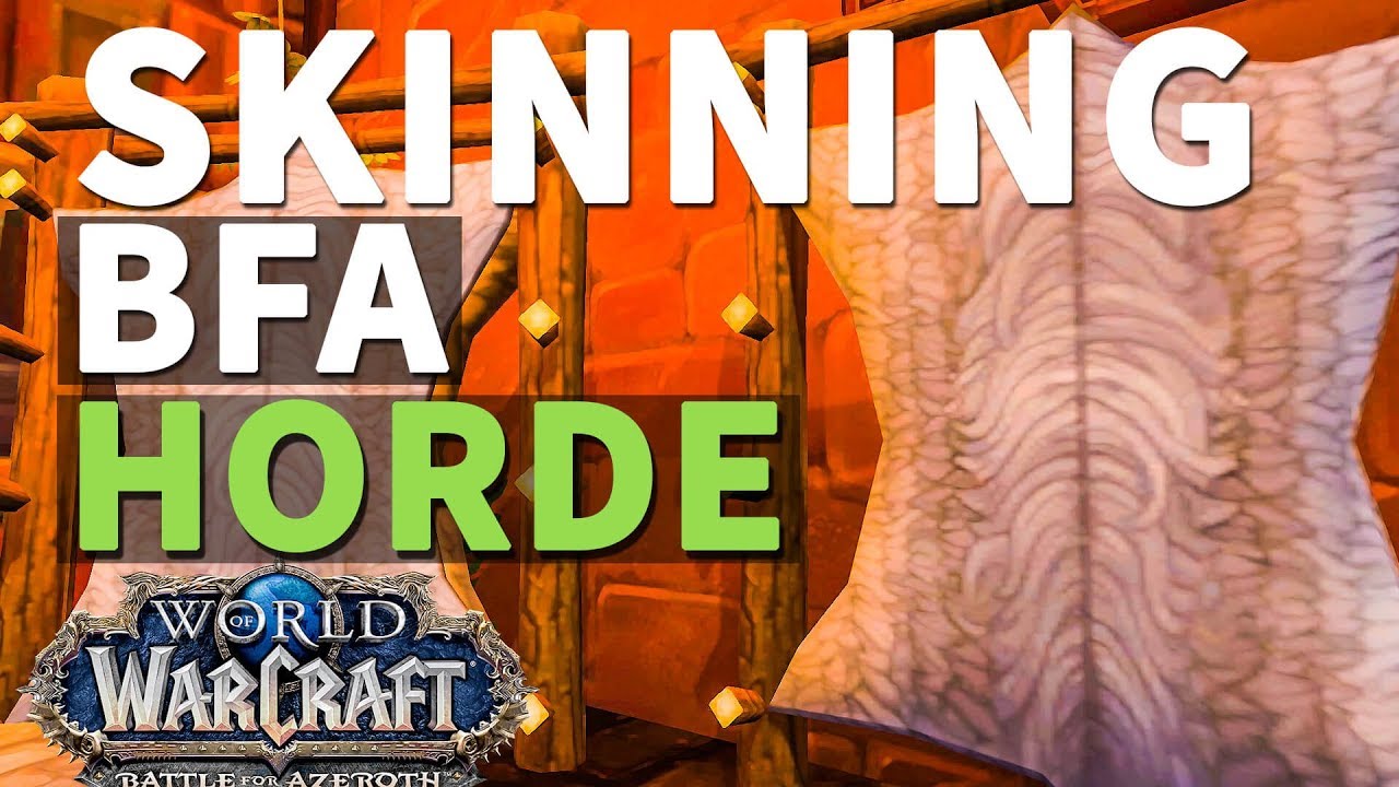 Hexoskeleton WoW BfA Skinning Quest - YouTube