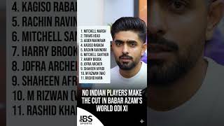 Babar Azam all time ODI 11 | No Indian player pick in the list #babarazam #teamindia
