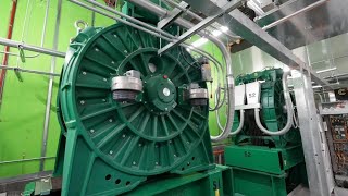 Mx100 Machines Amazing Kone Minispace Traction Elevator Machine Room New Year Special