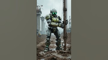 "AI Driller Unleashed: Revolutionizing Construction with Unstoppable Power! 🛠️🤖"