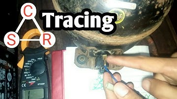 how to trace common running and starting point of refrigerator compressor in urdu/hindi language