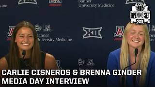 Arizona Cisneros and Ginder Interview 2026 Big 12 Volleyball Opening Set