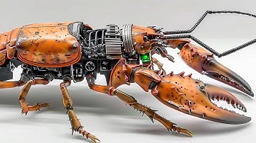 MAN TURNS DEAD ANIMALS INTO AMAZING ROBOTS  CYBORG BEETLE & CRAB @YiZhizhu‬