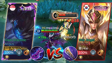 IMMORTAL ARGUS VS NEW FREYA!! ARGUS UNLI PASSIVE VS QUEEN OF DAMAGE!! WHO WILL WIN