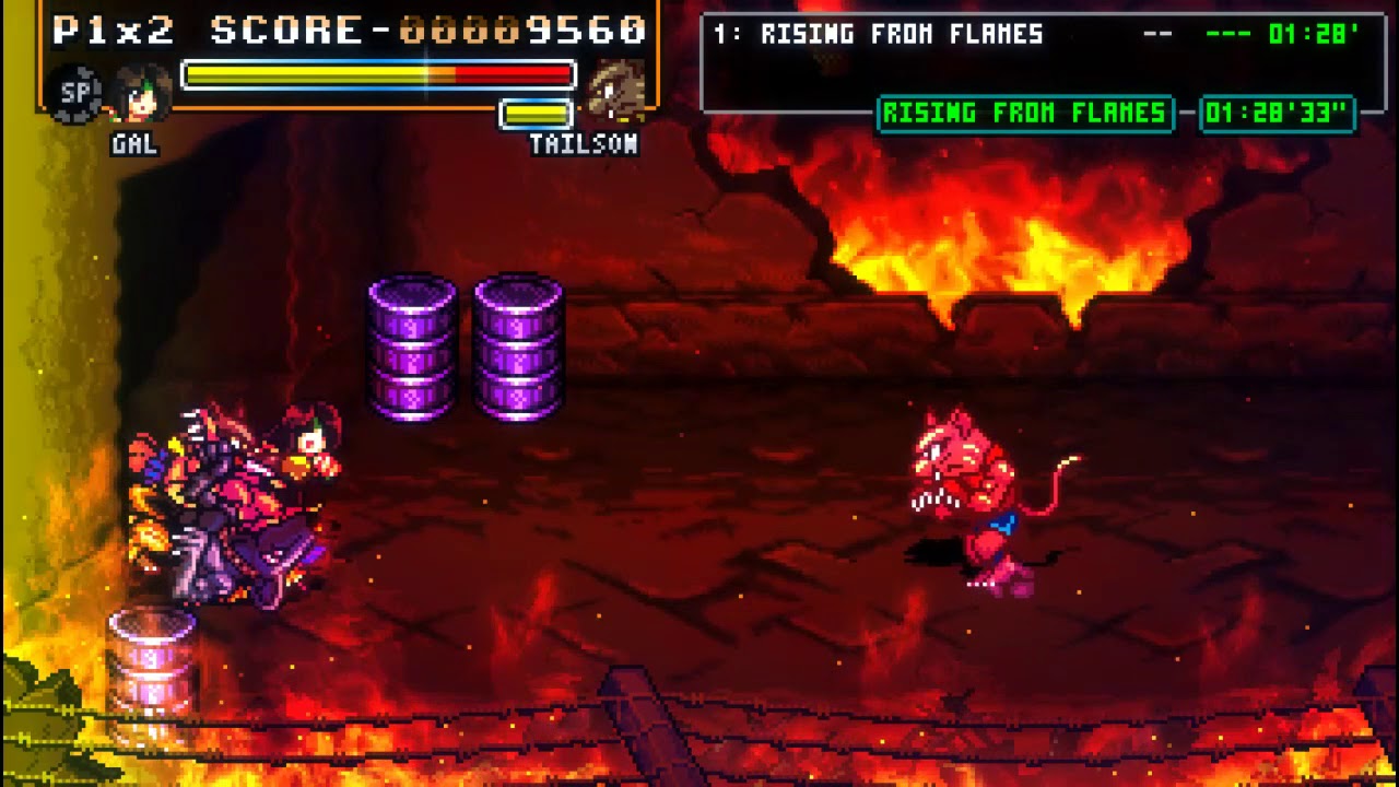 Fight'N Rage - Gal/Hard/Turbo Level 1 with new balance changes - YouTube