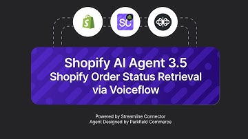 Shopify Order Status Retrieval integration for Voiceflow (Shopify AI Agent V3.5 Template)