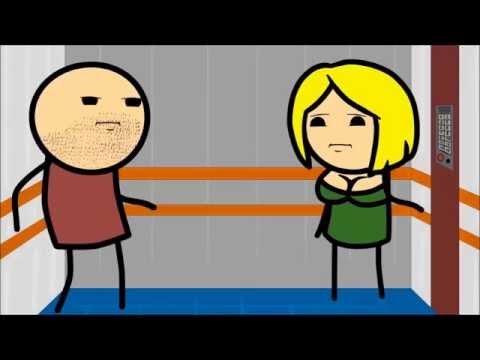 Знаменитый Секс В Лифте. Его Частная Версия - Мультфильм Для Взрослых