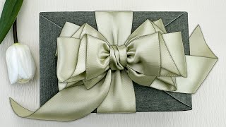 Gift Wrapping｜禮物包裝教學—蝴蝶結緞帶做法教程（PART 1）