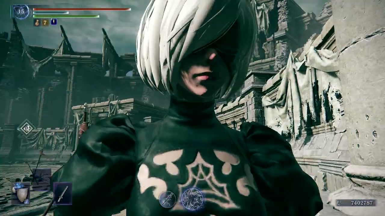 4K RTX5090 2B VS 石肌の王たち パリィ 執行者 ELDEN RING NIGHTREIGN Stoneskin Kings vs Executor