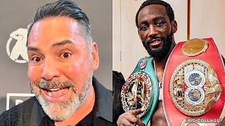 OSCAR DE LA HOYA GIVES CRAWFORD HEARTFELT MESSAGE &quot;THINK ABOUT YOUR LEGACY! STAY ACTIVE!&quot;