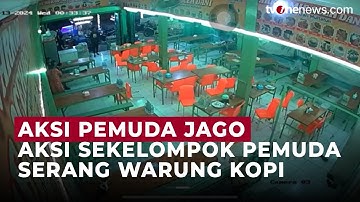 Aksi Sekelompok Pemuda Bawa Sajam, Serang Pengunjung Warung Kopi| OneNews Update