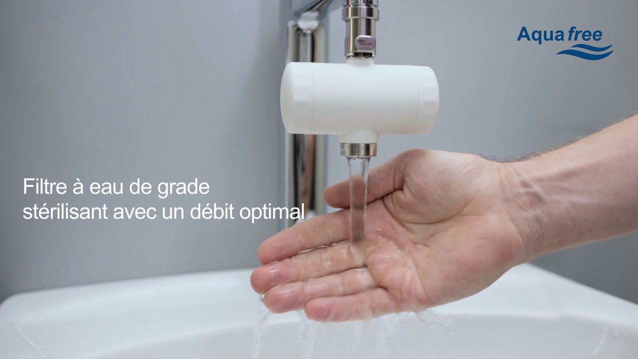 Aqua free - Filtre à membrane pour robinets - Germlyser® HQ - YouTube