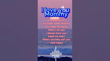 The Lyrics Of The Song I Love You Mommy Lyrics Chill Lovemother Love Child 