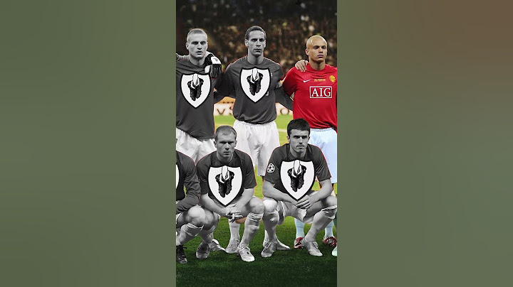 Manchester United UCL Final 2008 ❤🖤