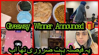 Sara Kam Khd Karti Hun😡Giveaway Winners K Lye Gifts|Bohat Zarori Tha Yeh Faisla Ab|Asma Haseeb