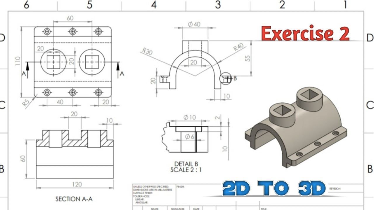 Elevate Your Design Skills: Converting 2d To 3d In Solidworks ...